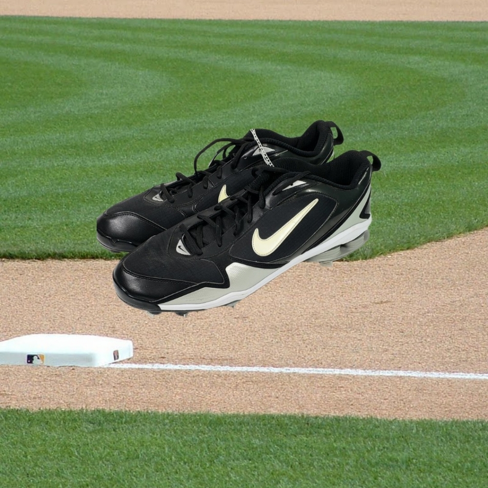 Nike Shox Fuze 2 Baseball Cleats 375764-012 Men's Size 16